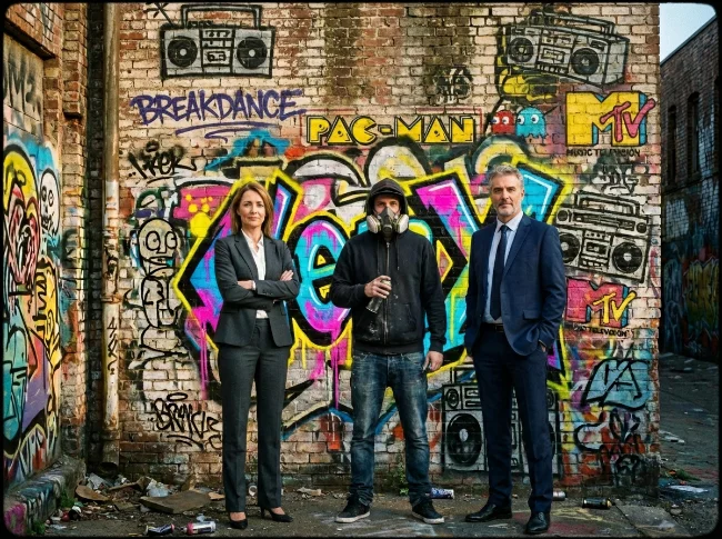 Office manager checking sales growth