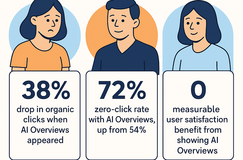 First Causal Proof: Google’s AI Overviews Steal 38% of Organic Clicks. And Users Don’t Even Prefer Them